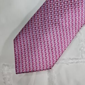 Perry Ellis Portfolio Pink Geometric Tie